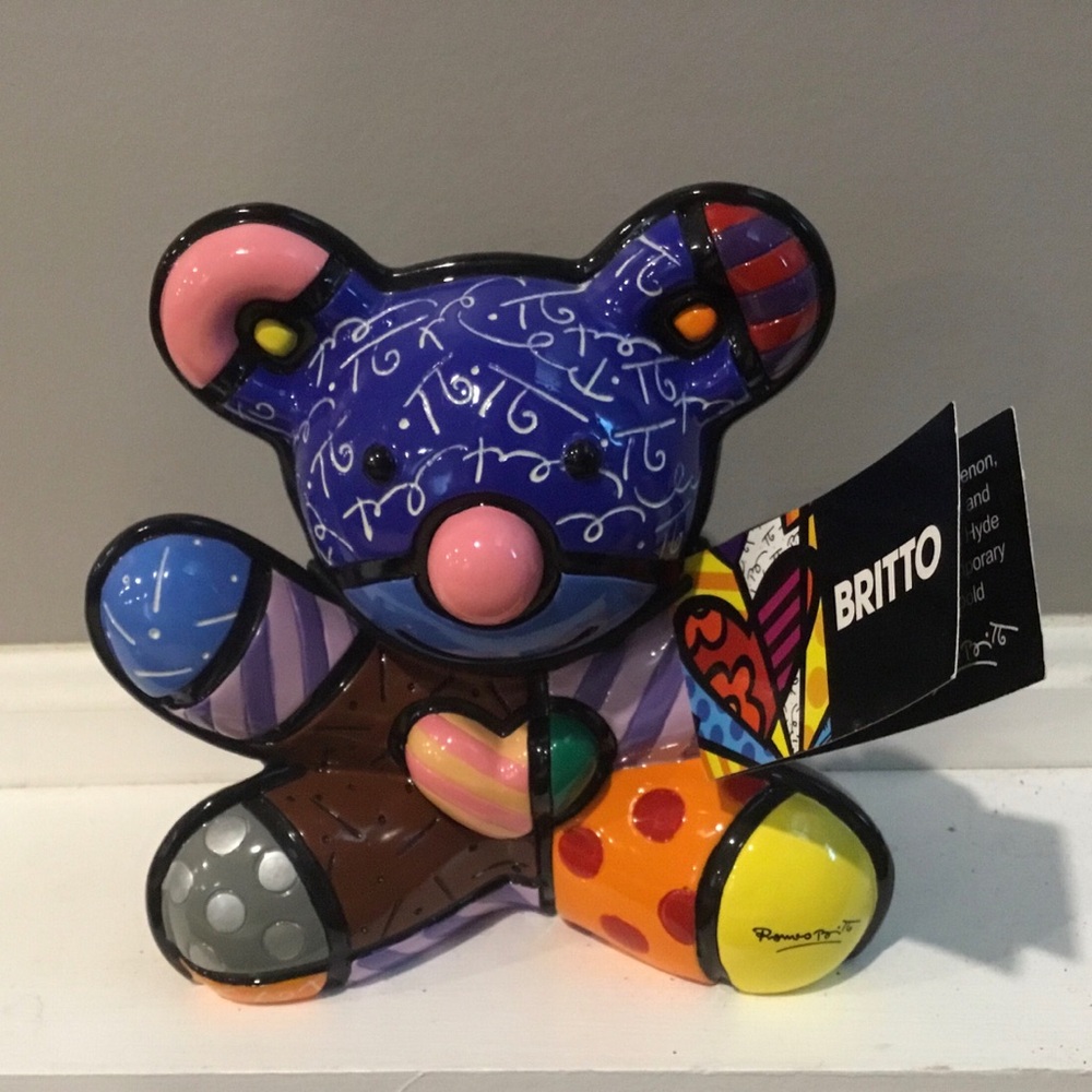 Romero Britto ‘Joy Bear’ Numbered Figurine